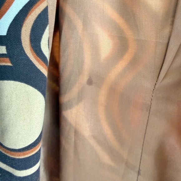 Zara Multicolor Circular Pattern Coat - Picture 9 of 9